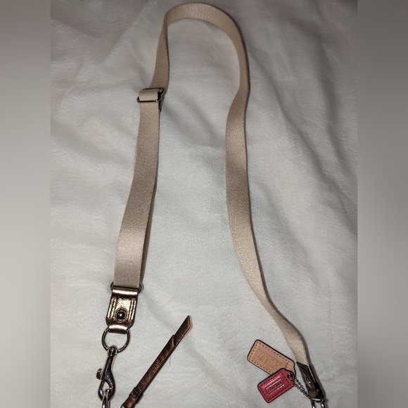 Coach Metallic Signature Swingpack Messenger Handbag - Picture 11 of 13